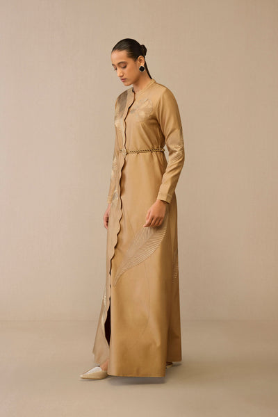 AMPM Gul Dress Beige indian designer wear online shopping melange singapore