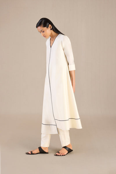 AMPM Yaira Ivory Kurta Set indian designer wear online shopping melange singapore