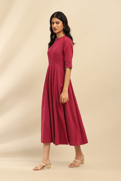 Aarke Ritu Kumar Pink Molly Solid Kurta indian designer wear online shopping melange singapore