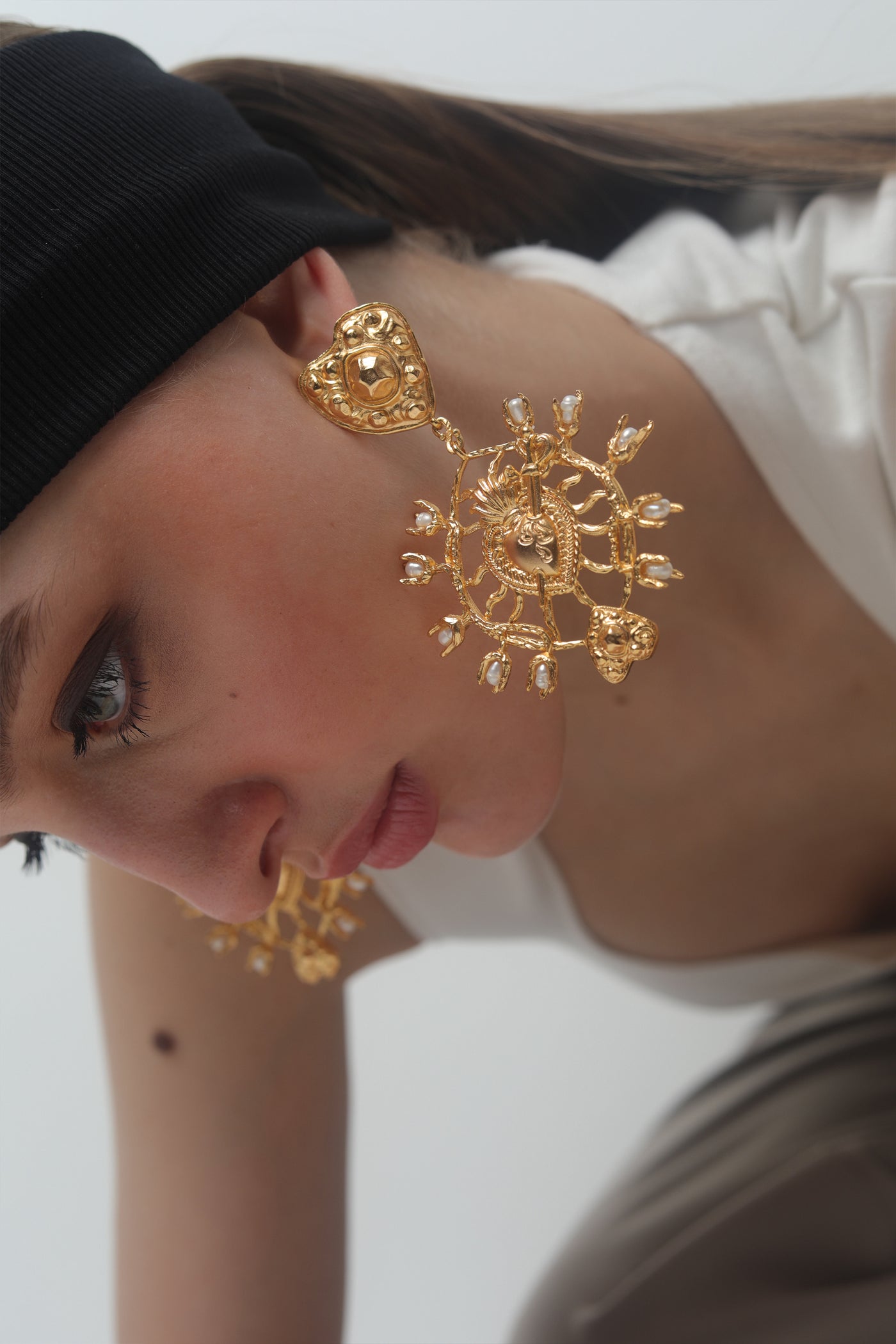 Anatina Majorca Earring indian designer wear online shopping melange singapore