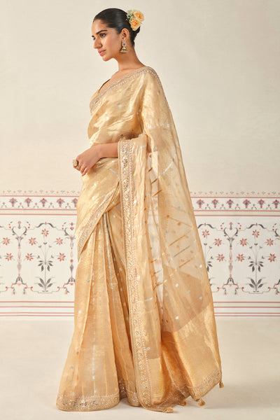 Anita Dongre Aryahi Handwoven Benarasi Saree Set indian designer wear online shopping melange singapore