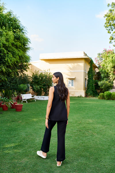 Anita Dongre Daybreak Coord Black indian designer wear online shopping melange singapore