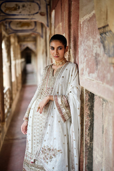 Anita Dongre Idhaya Gota Patti Mul Sharara Set indian designer wear online shopping melange singapore
