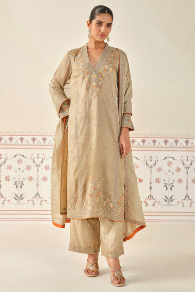 Anita Dongre Indali Embroidered Kurta Set indian designer wear online shopping melange singapore