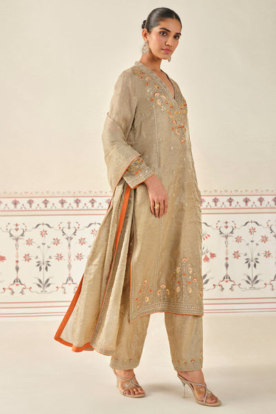 Anita Dongre Indali Embroidered Kurta Set indian designer wear online shopping melange singapore