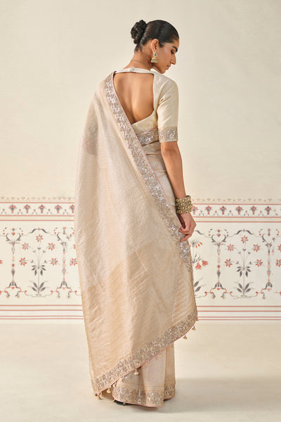 Anita Dongre Indubha Embroidered Saree indian designer wear online shopping melange singapore