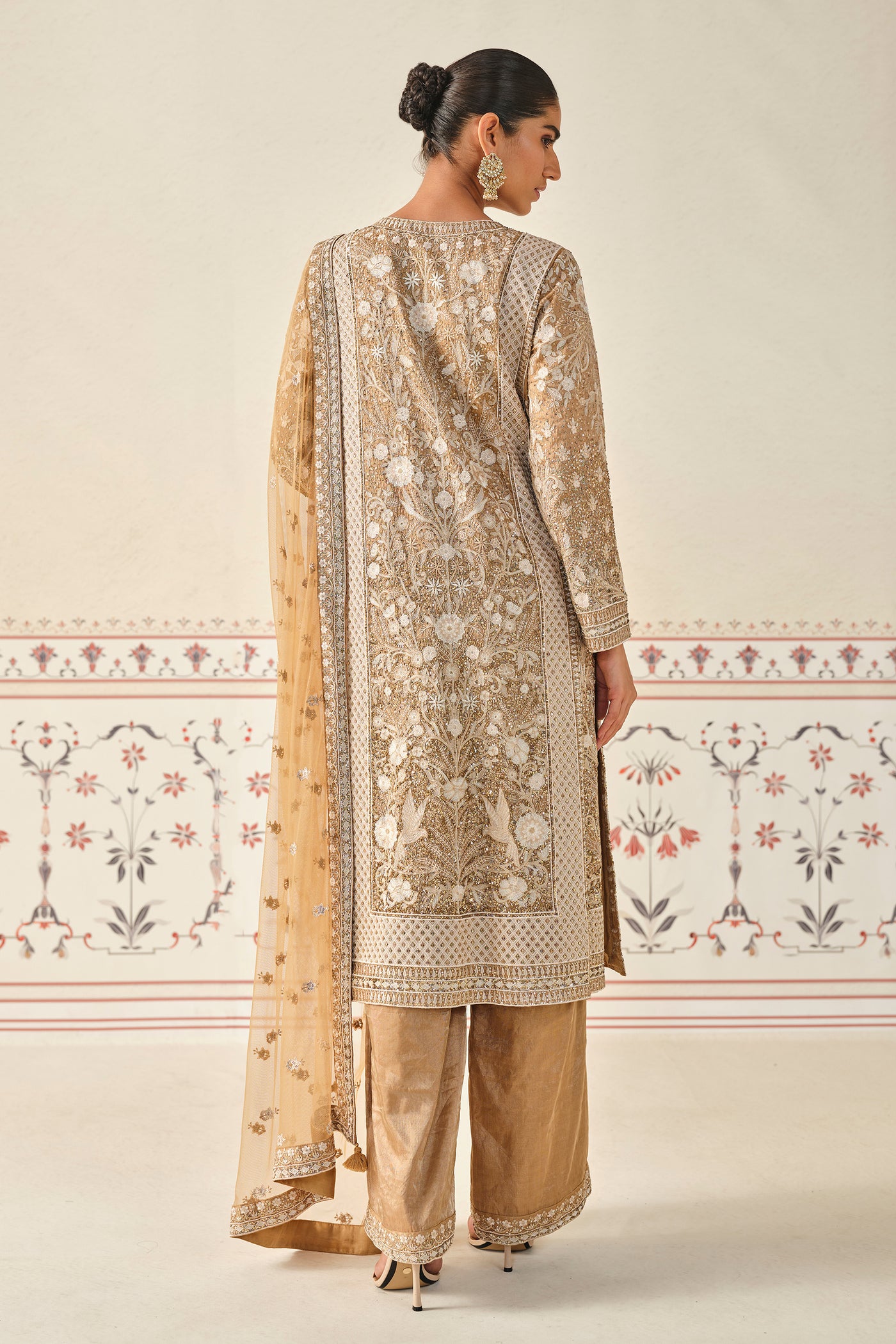 Anita Dongre Kshamya Embroidered Suit Set indian designer wear online shopping melange singapore