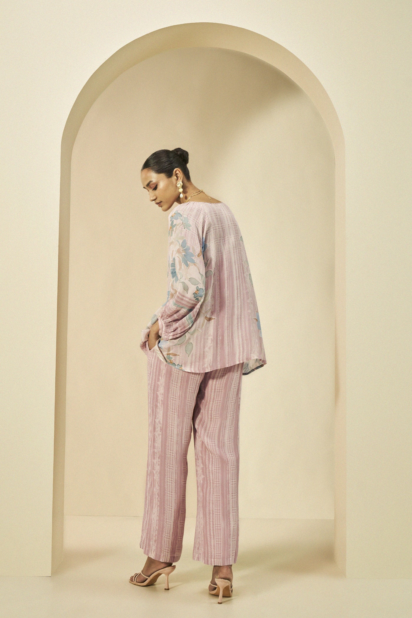 Anita Dongre Laverna Coord Blush indian designer wear online shopping melange singapore