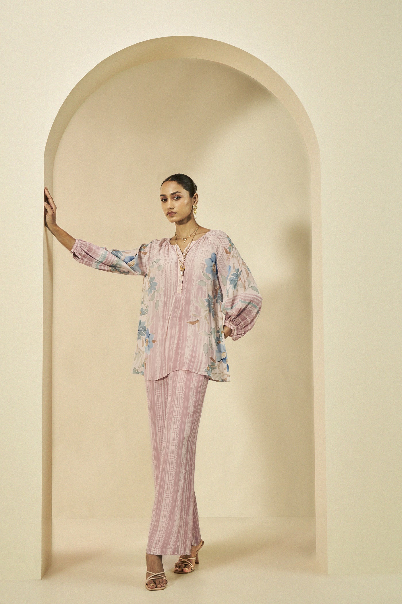 Anita Dongre Laverna Coord Blush indian designer wear online shopping melange singapore