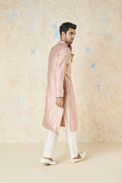 Anita Dongre Risay Kurta Pink indian designer wear online shopping melange singapore