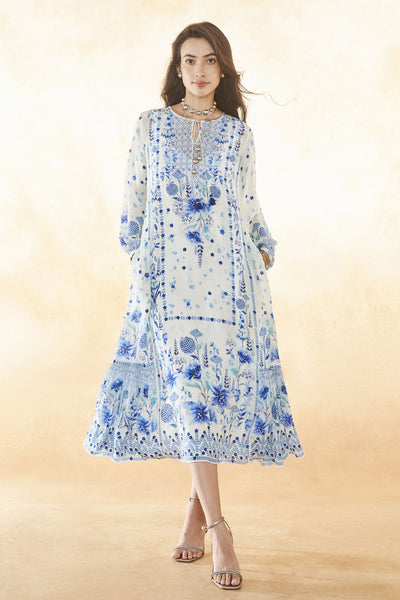 Bloom Tunic Dress - Ecru