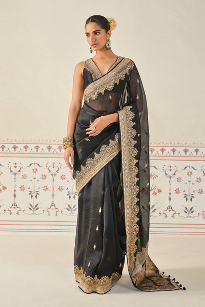 Anita Dongre Samera Handwoven Benarasi Silk Saree indian designer wear online shopping melange singapore