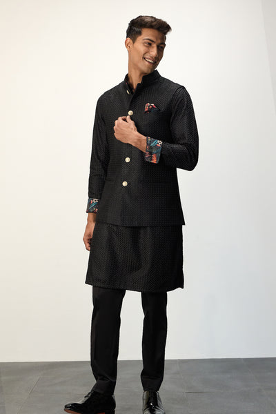 Arjan Dugal Inara Nehru Jacket Set indian designer wear online shopping melange singapore