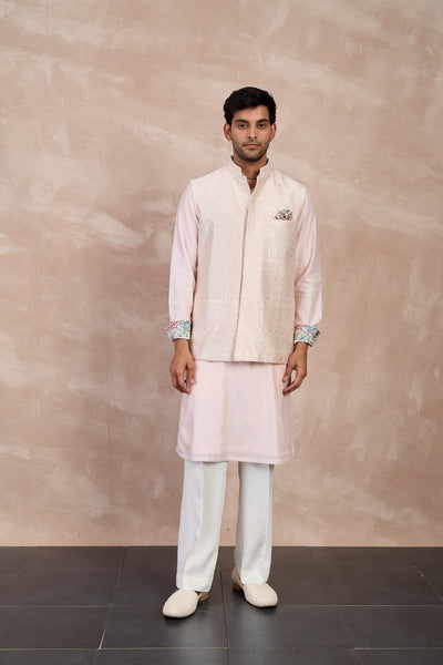 Arjan Dugal Maze Nehru Jacket Set indian designer wear online shopping melange singapore