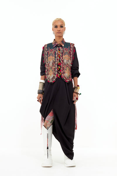 Aseem Kapoor Gilet Set indian designer wear online shopping melange singapore