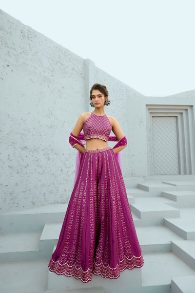 Chamee and Palak Carina Flared Pants Set indian designer wear online shopping melange singapore