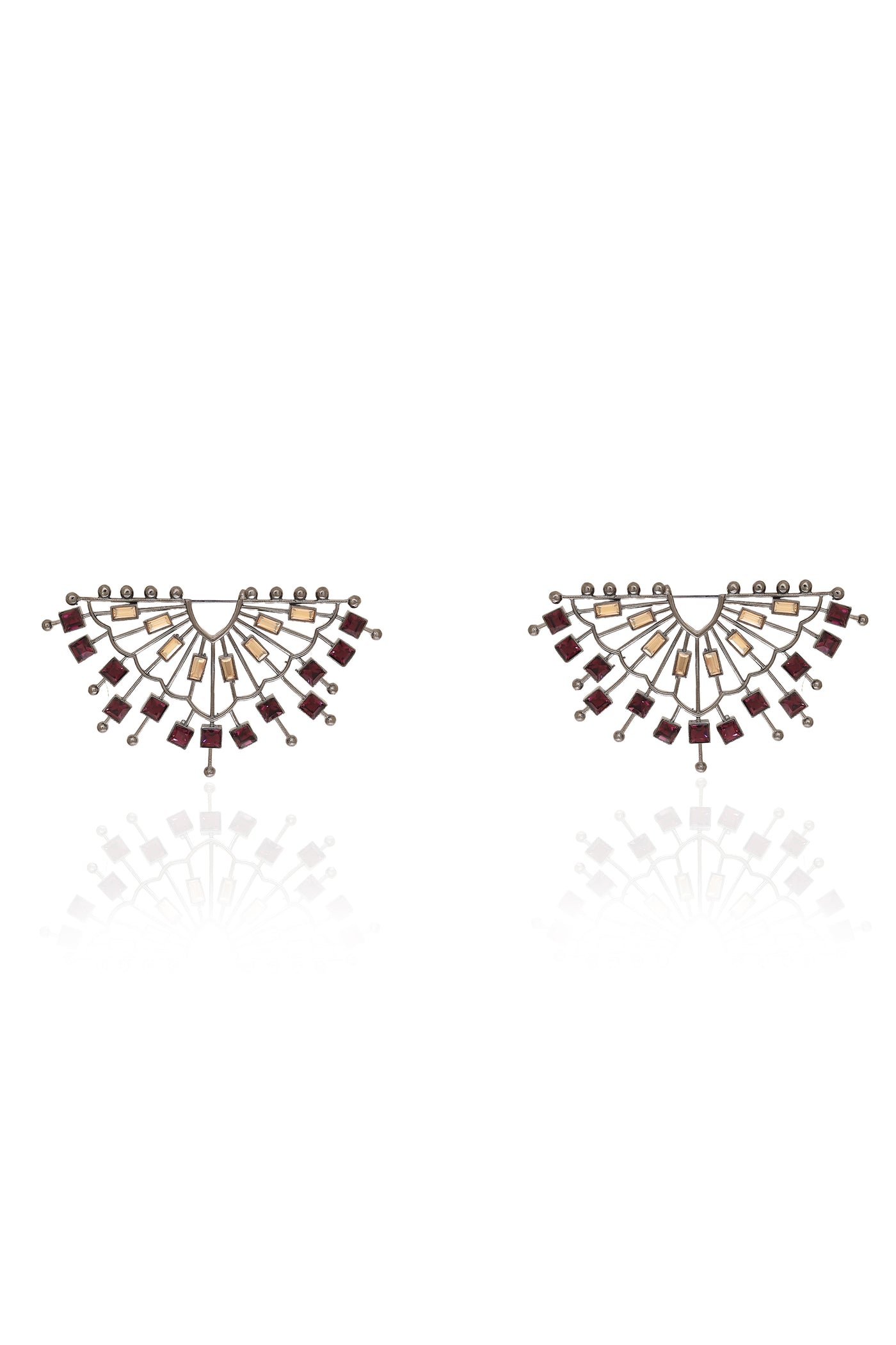 Esme Cosmic Cadence Earring Violet indian designer wear online shopping melange singapore