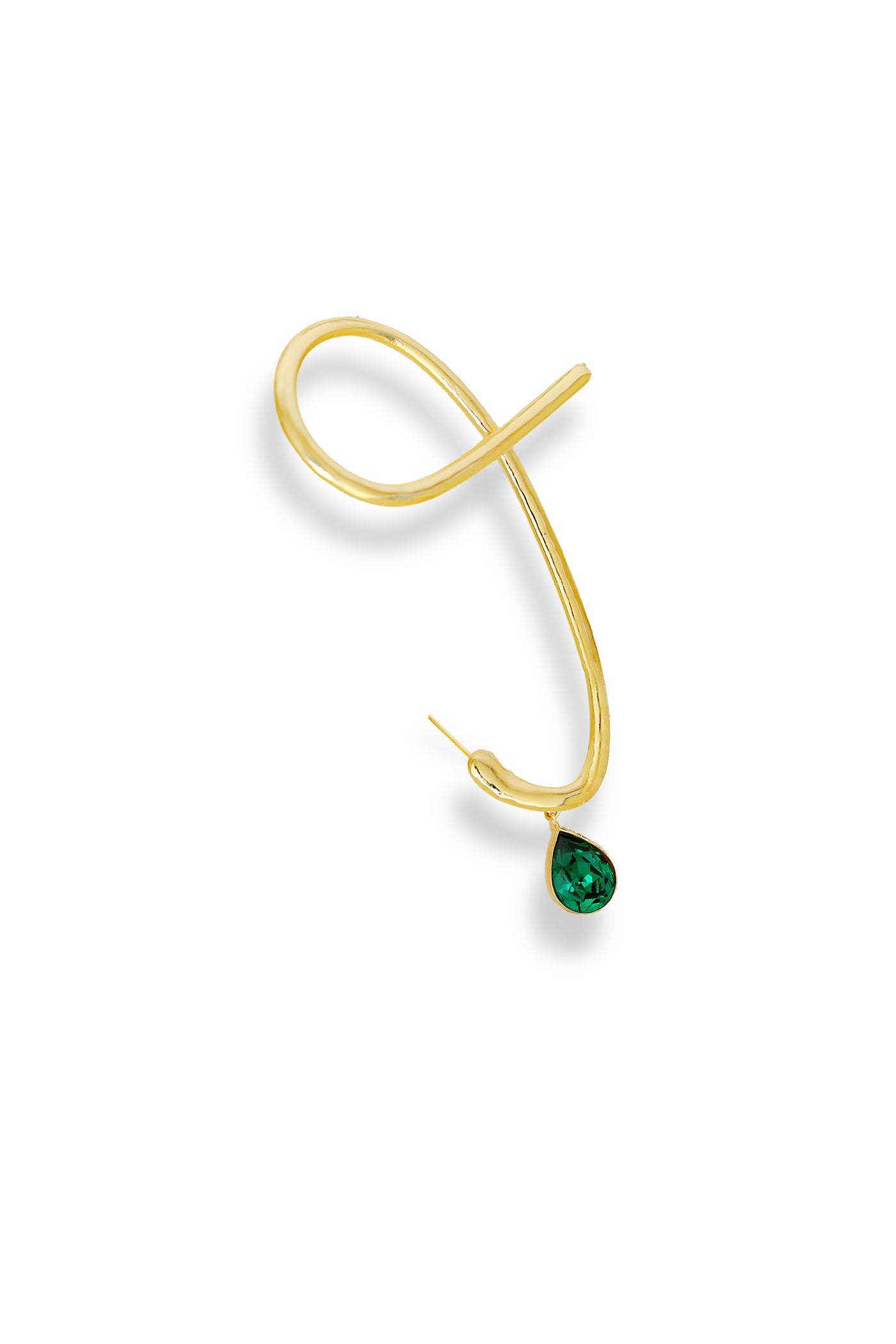 Esme Eternal Echo Earring Emerald Green indian designer wear online shopping melange singapore