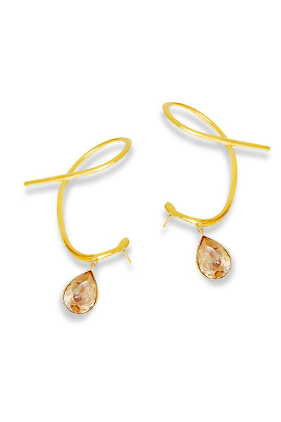 Esme Eternal Echo Earring Golden indian designer wear online shopping melange singapore