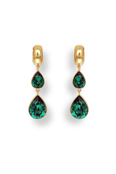 Esme Forever Yours Earring Emerald Green indian designer wear online shopping melange singapore