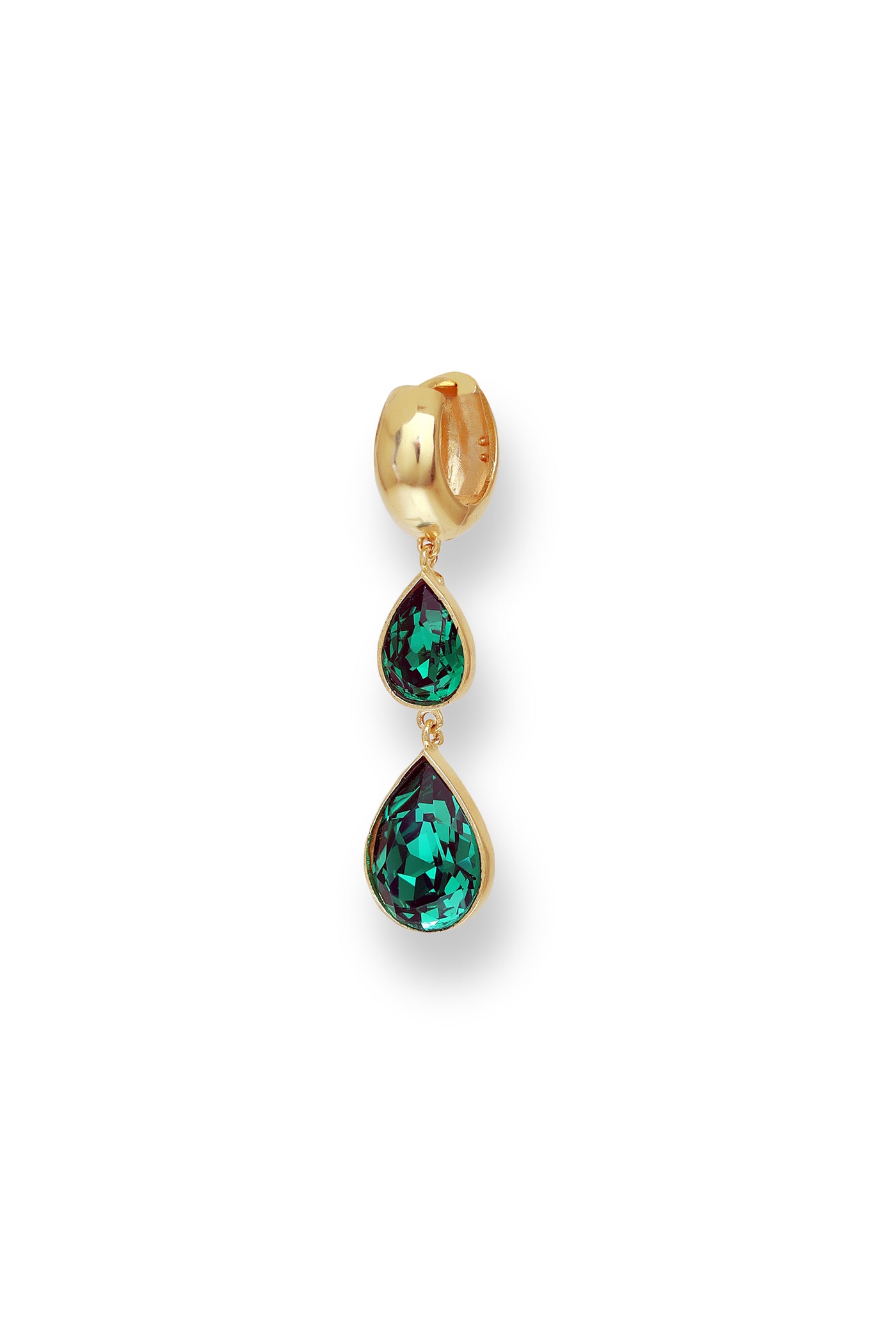 Esme Forever Yours Earring Emerald Green indian designer wear online shopping melange singapore