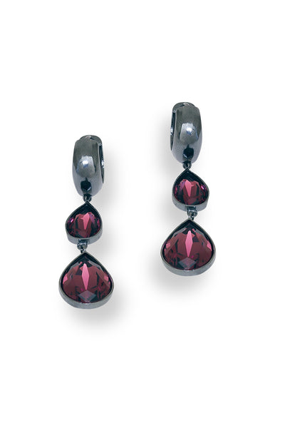 Esme Forever Yours Earring Violet indian designer wear online shopping melange singapore