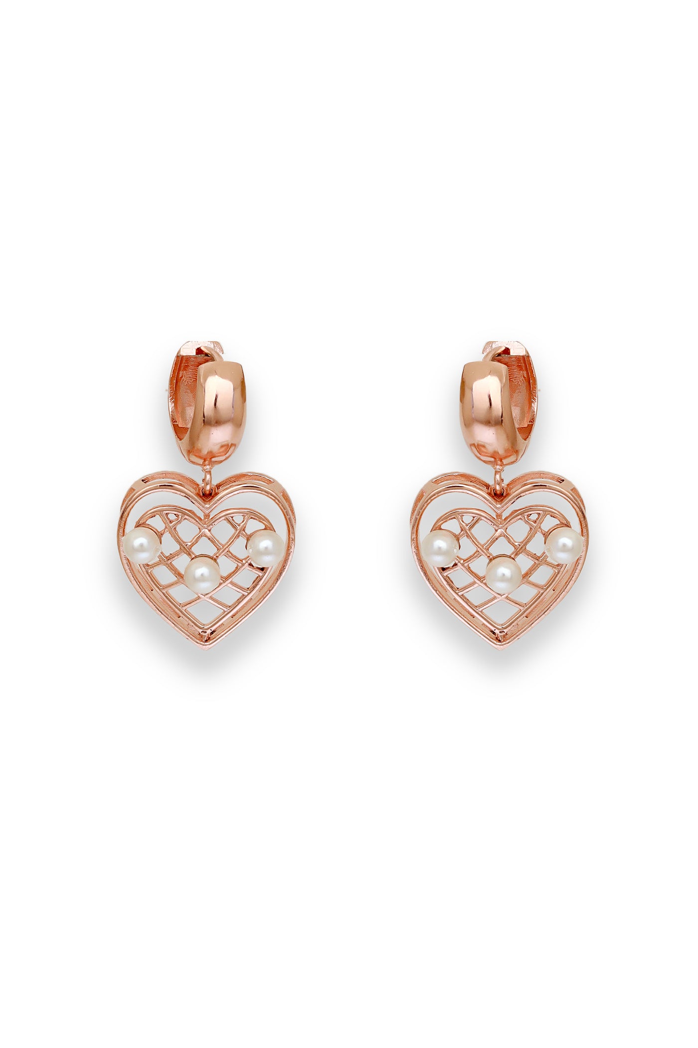 Esme Melodic Muse Earring Rosegold indian designer wear online shopping melange singapore