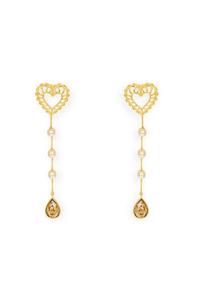 Esme Sweet Serenade Earring Golden indian designer wear online shopping melange singapore