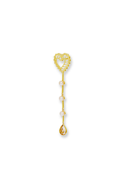 Esme Sweet Serenade Earring Golden indian designer wear online shopping melange singapore