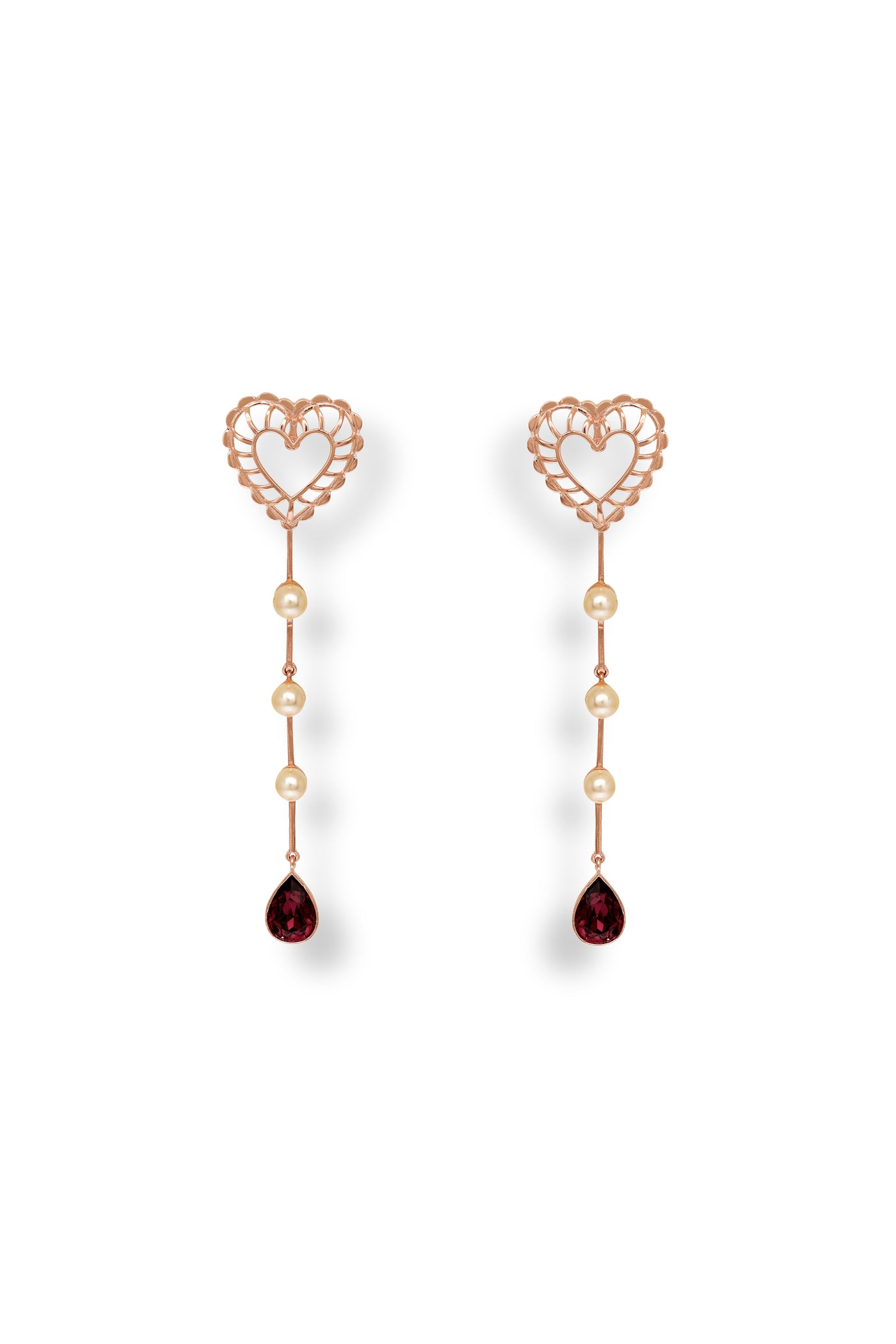 Esme Sweet Serenade Earring Violet indian designer wear online shopping melange singapore