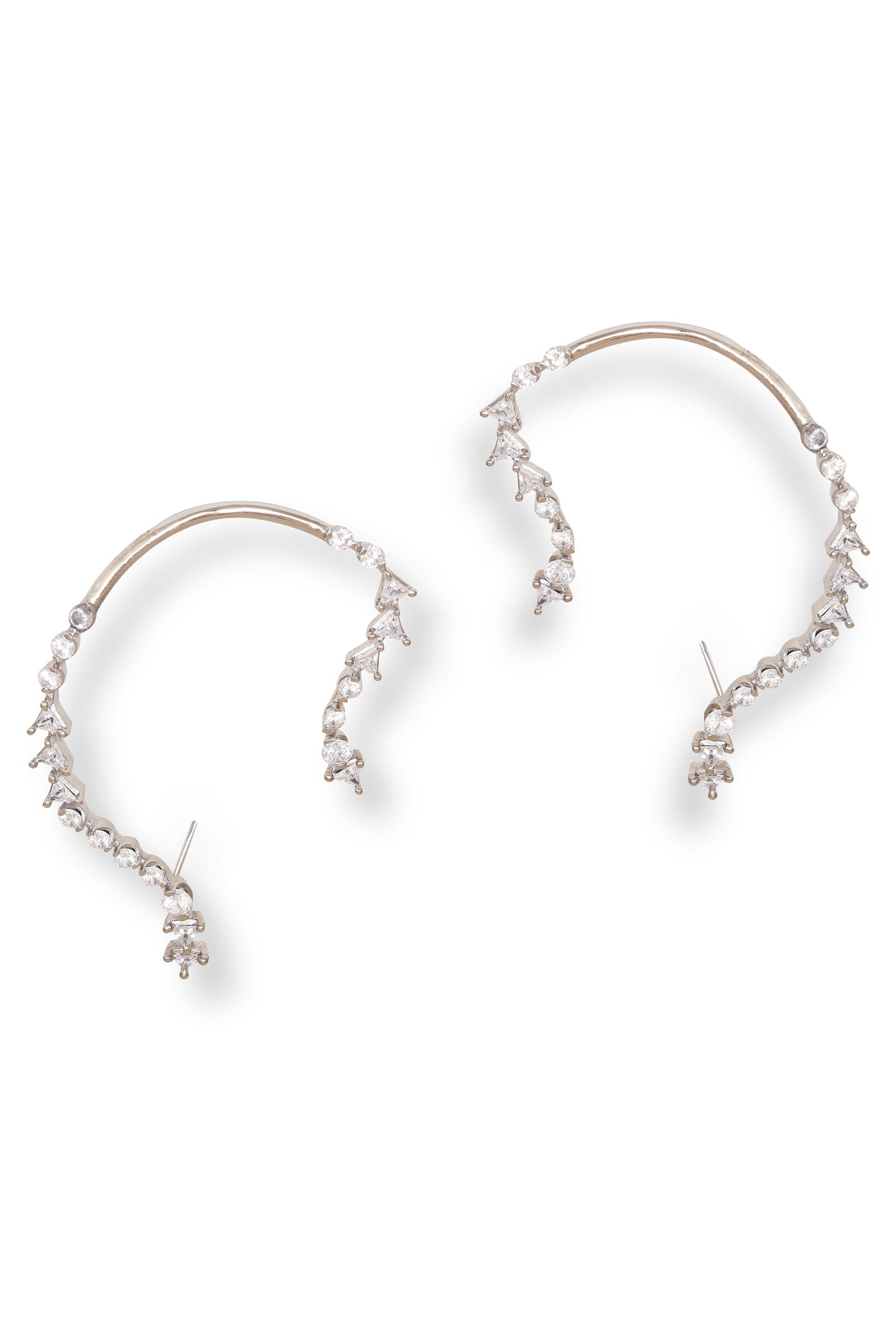 Esme Whimsical Fantasy Earring Silver indian designer wear online shopping melange singapore