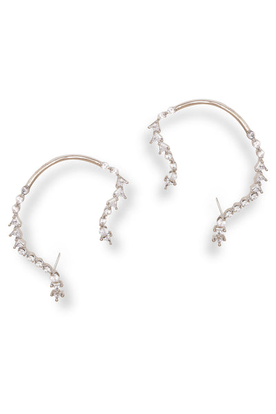 Esme Whimsical Fantasy Earring Silver indian designer wear online shopping melange singapore