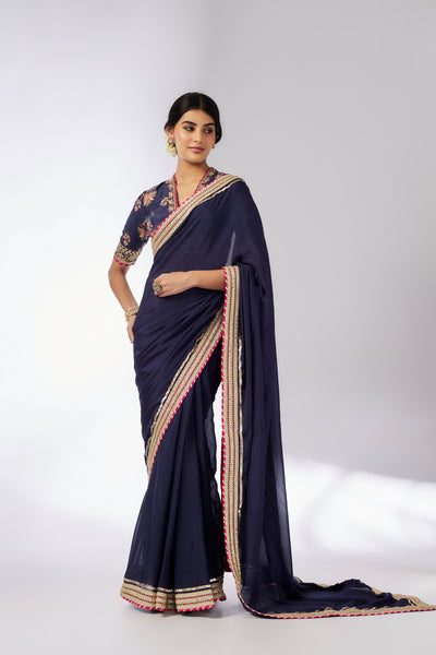 Gopi Vaid Anisha Saree Set indian designer wear online shopping melange singapore