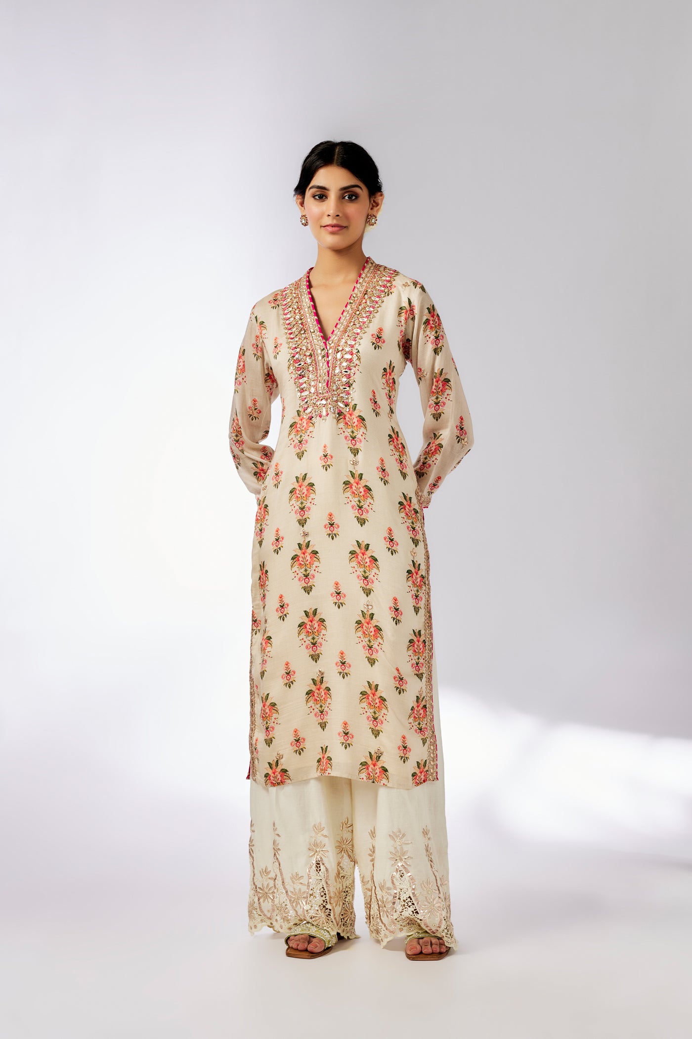 Gopi Vaid Gargi Tunic indian designer wear online shopping melange singapore