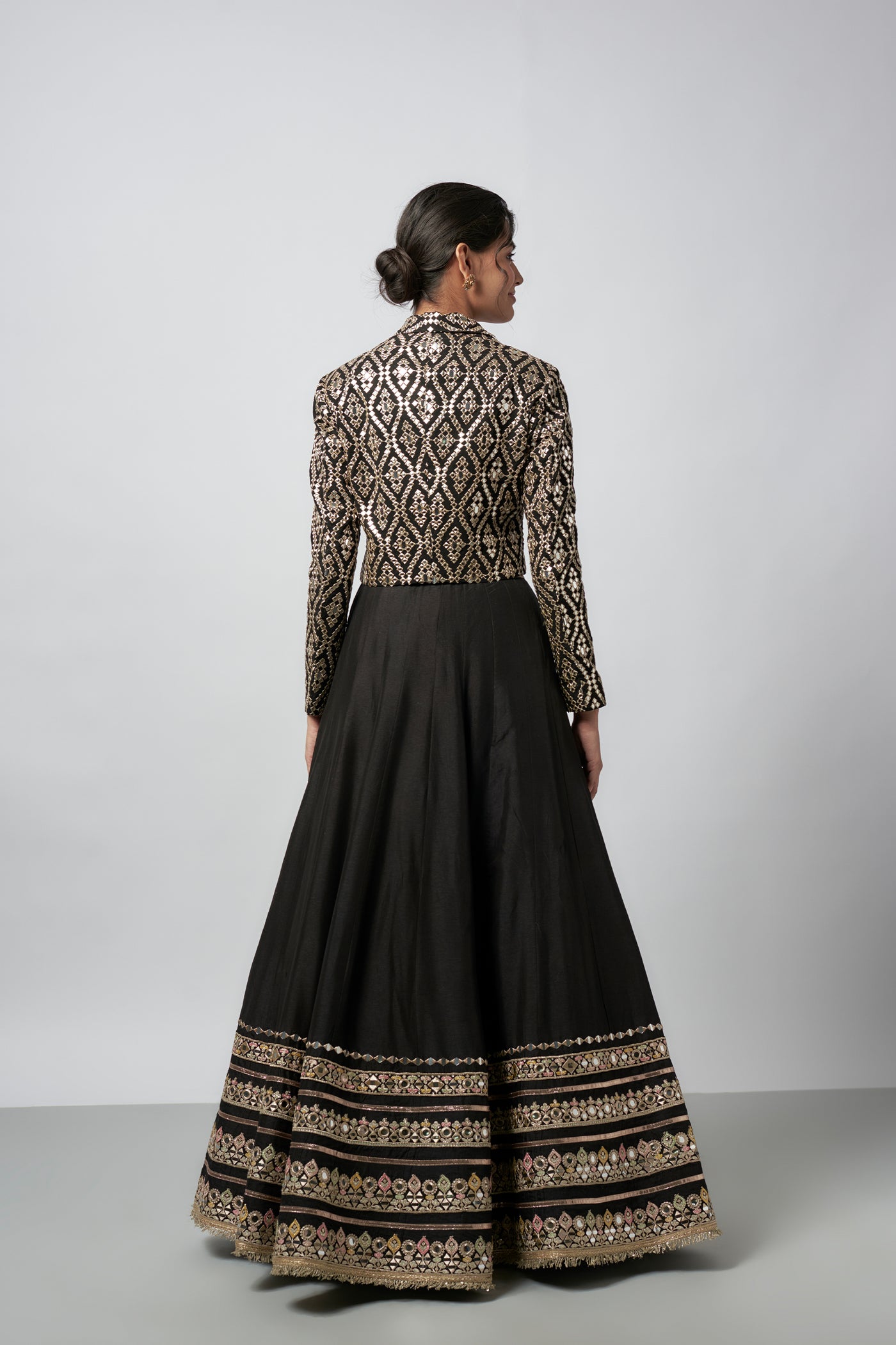 Gopi Vaid Leya Skirt Set indian designer wear online shopping melange singapore