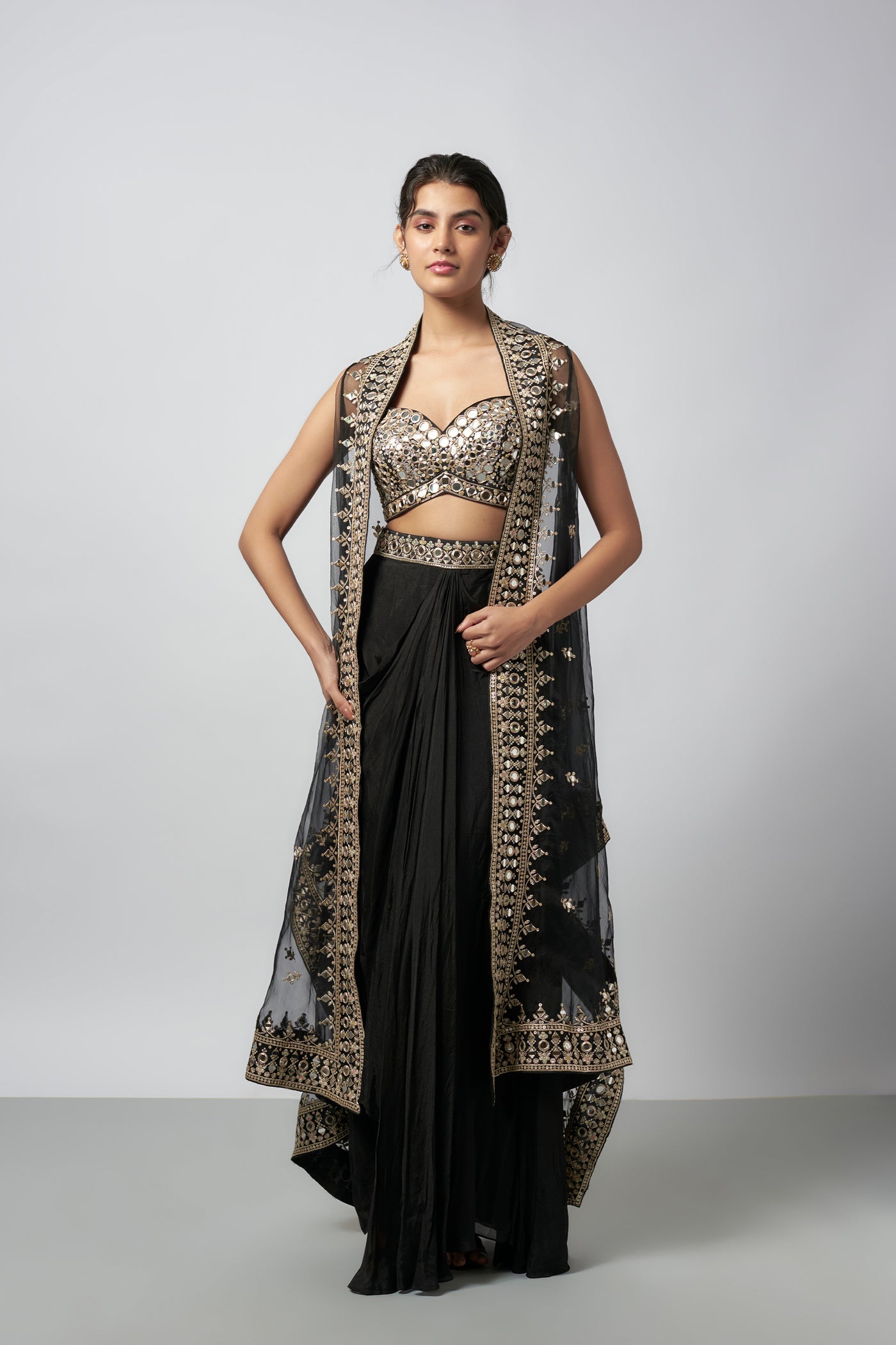 Gopi Vaid Namra Skirt Set indian designer wear online shopping melange singapore