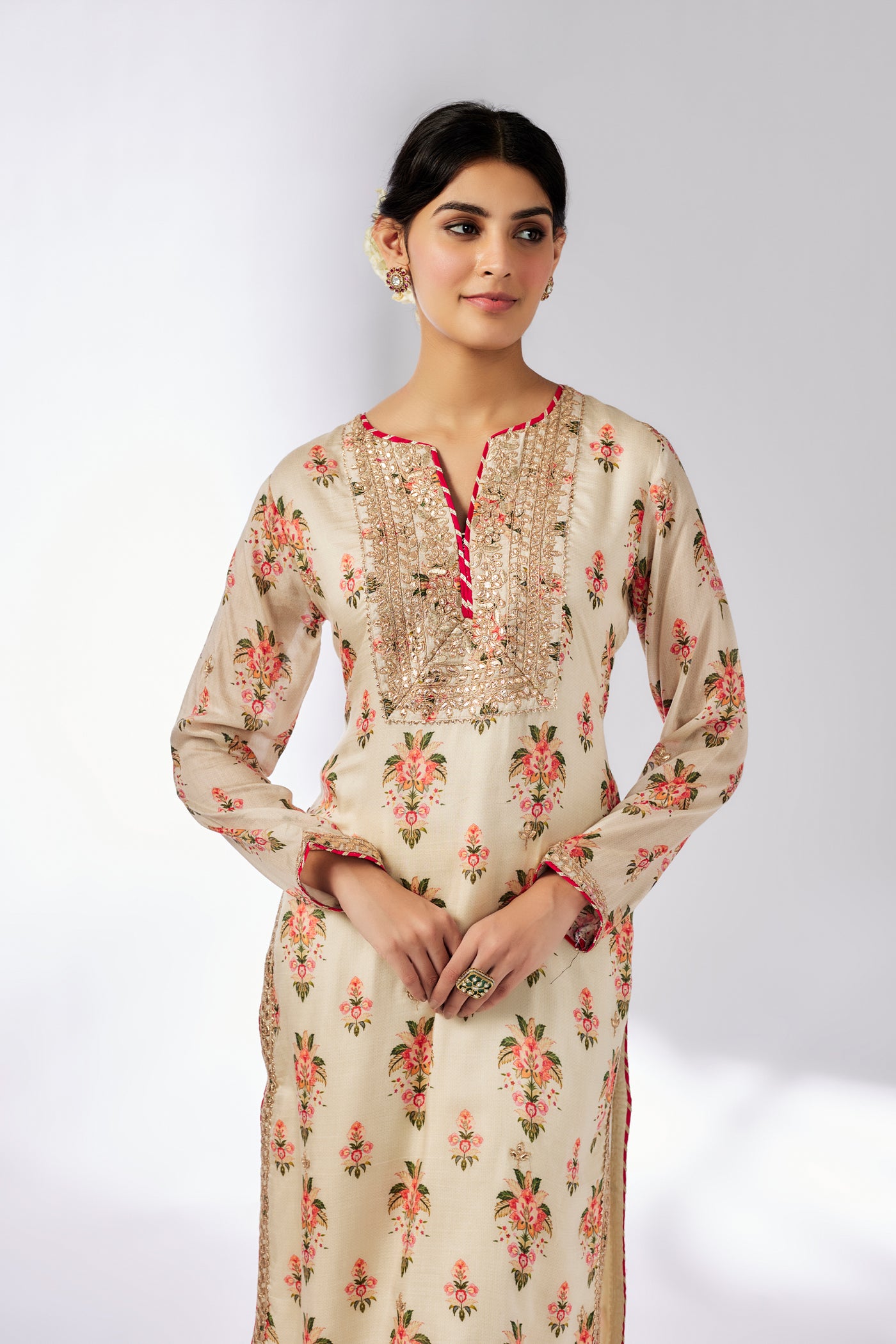 Gopi Vaid Neha Tunic indian designer wear online shopping melange singapore