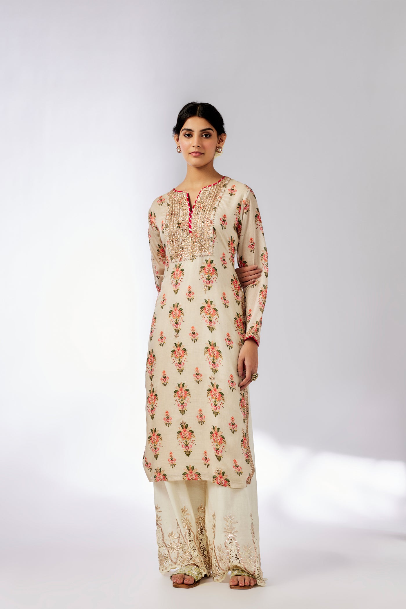 Gopi Vaid Neha Tunic indian designer wear online shopping melange singapore