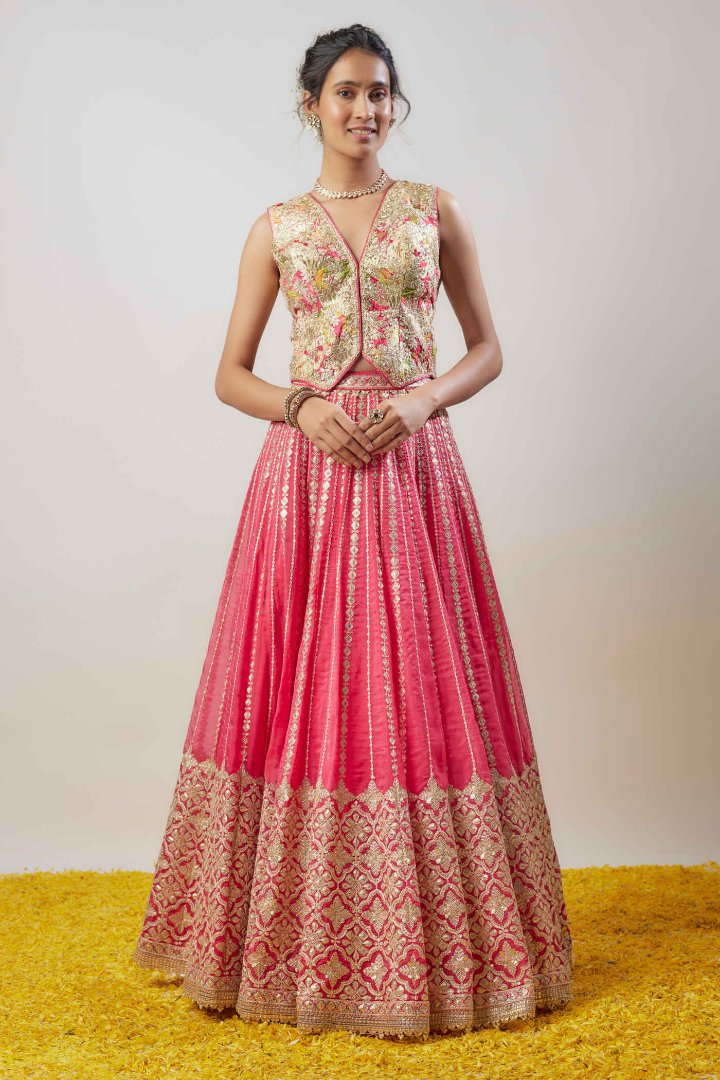 Nitya Skirt Set Gopi Vaid Indian Designer Wear Melange Singapore Online Shopping