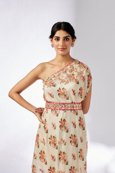 Gopi Vaid Zoya Dress indian designer wear online shopping melange singapore