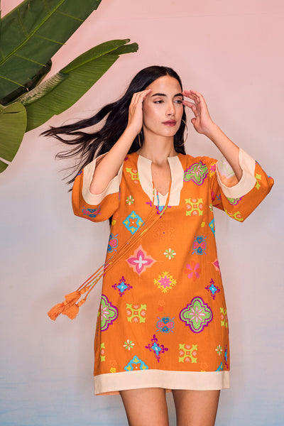 Guapa Nora Mini Dresss indian designer wear online shopping melange singapore
