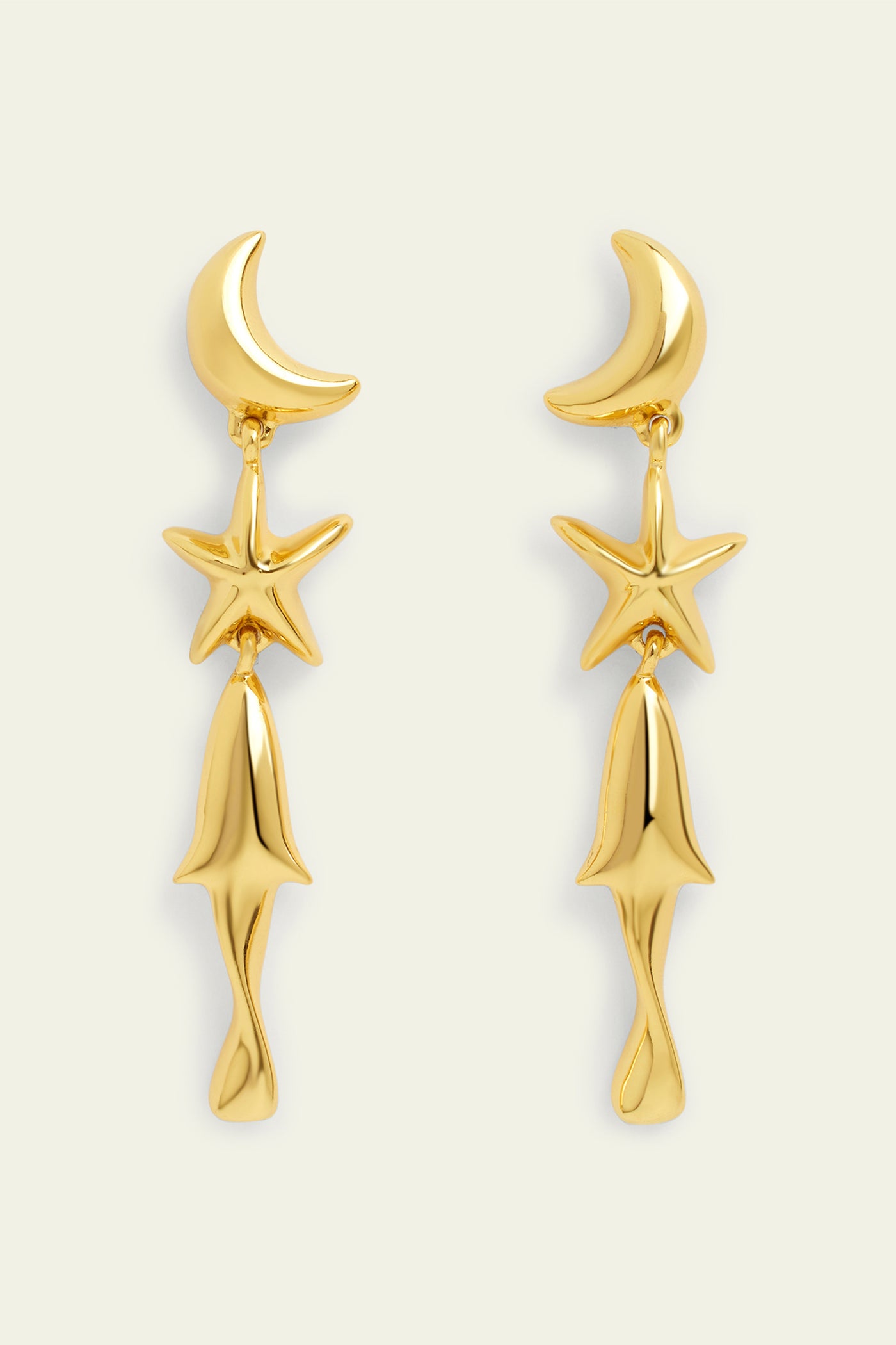 Isharaya Aqua Gold Danglers indian designer wear online shopping melange singapore