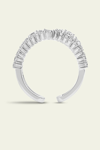 Isharaya Big Heart Ring indian designer wear online shopping melange singapore