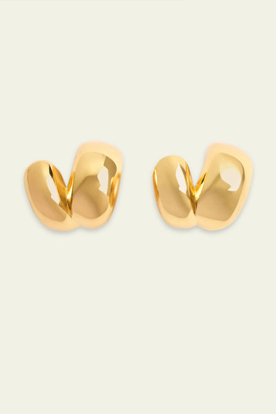 Isharaya Gold Bubble Ear Cuff indian designer wear online shopping melange singapore