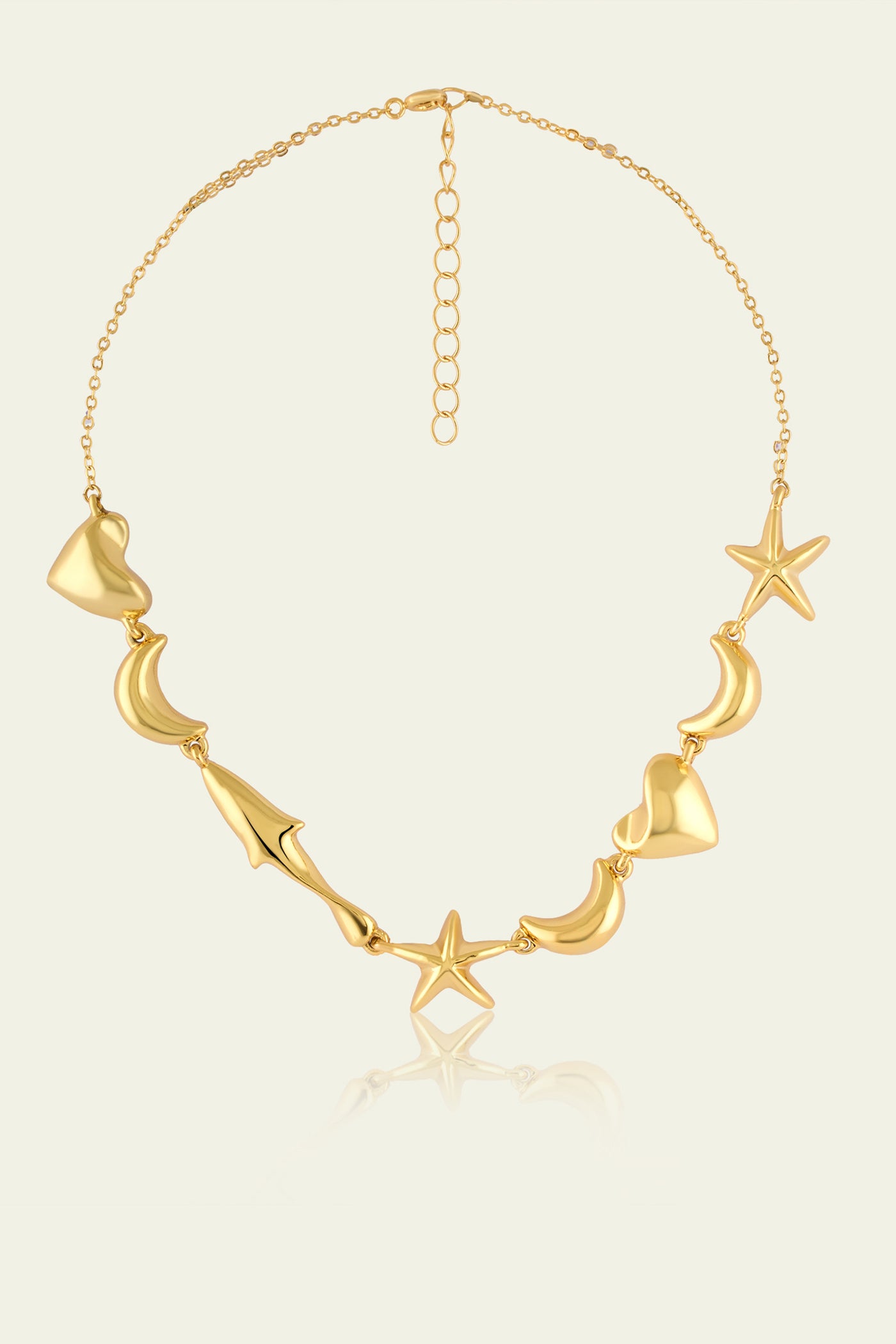 Isharaya Gold Charm Necklace indian designer wear online shopping melange singapore