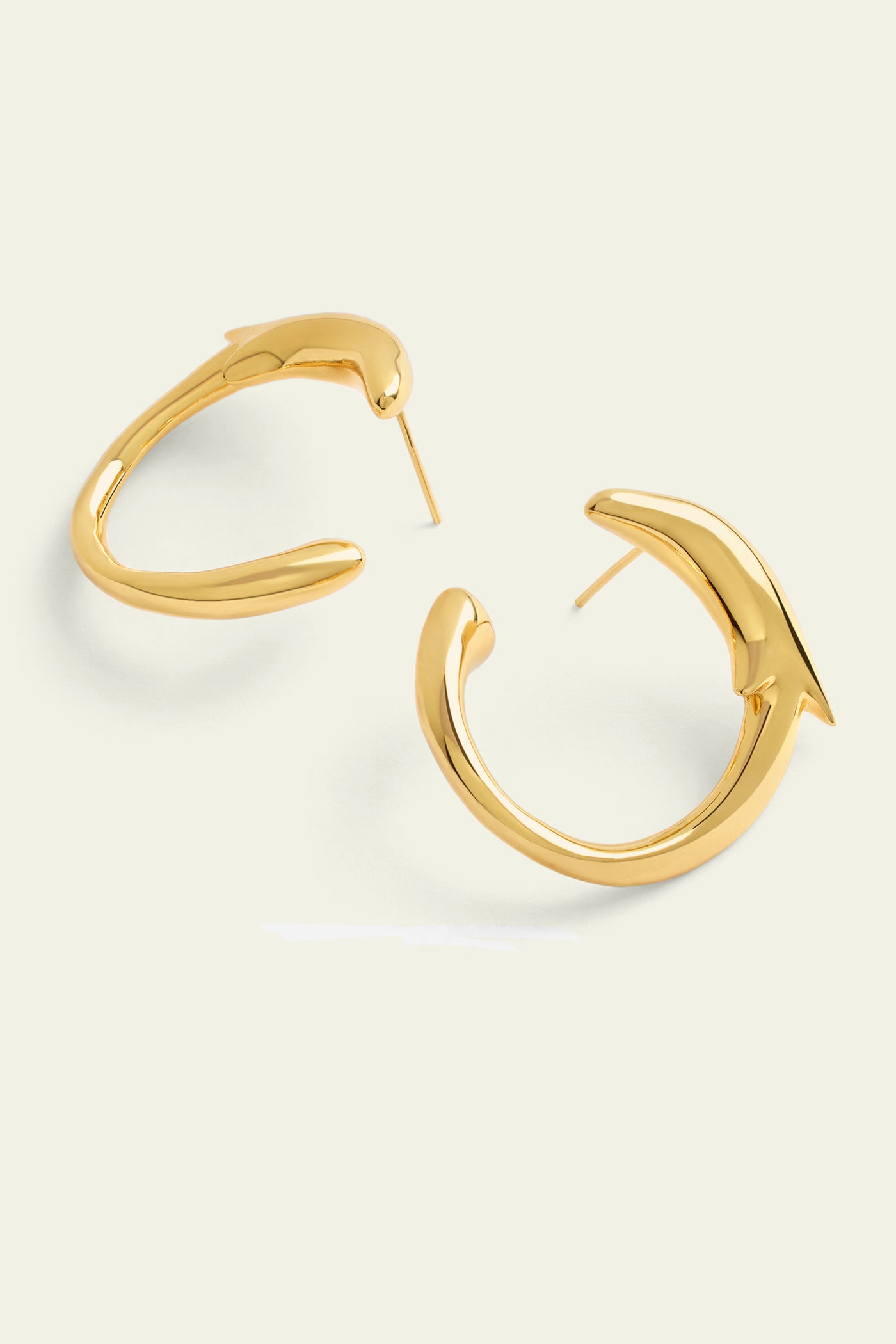 Isharaya Gold Dolphin Hoops indian designer wear online shopping melange singapore