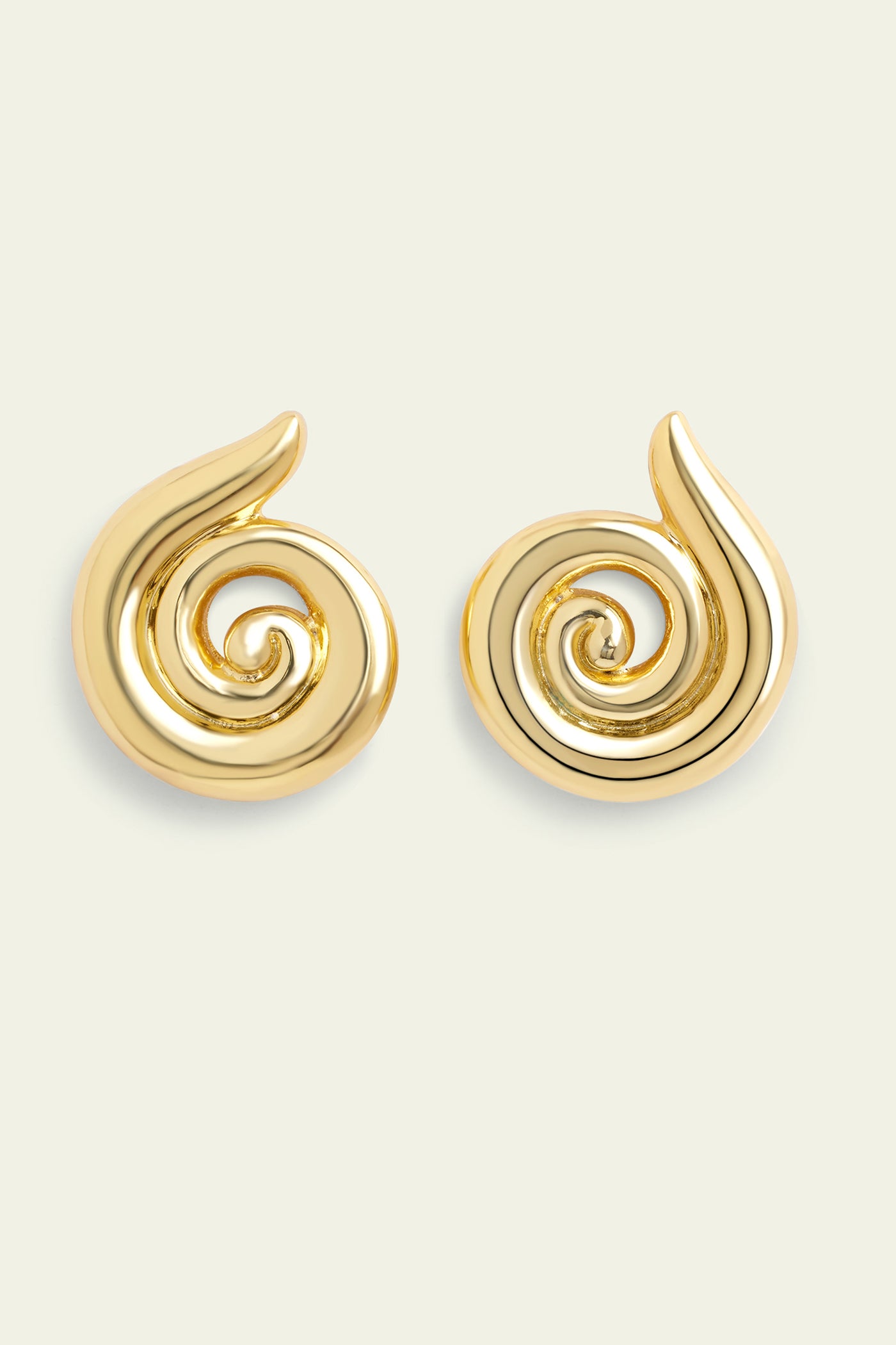 Isharaya Gold Shell Studs indian designer wear online shopping melange singapore