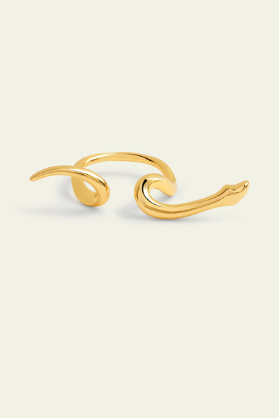 Isharaya Gold Slither Ring indian designer wear online shopping melange singapore