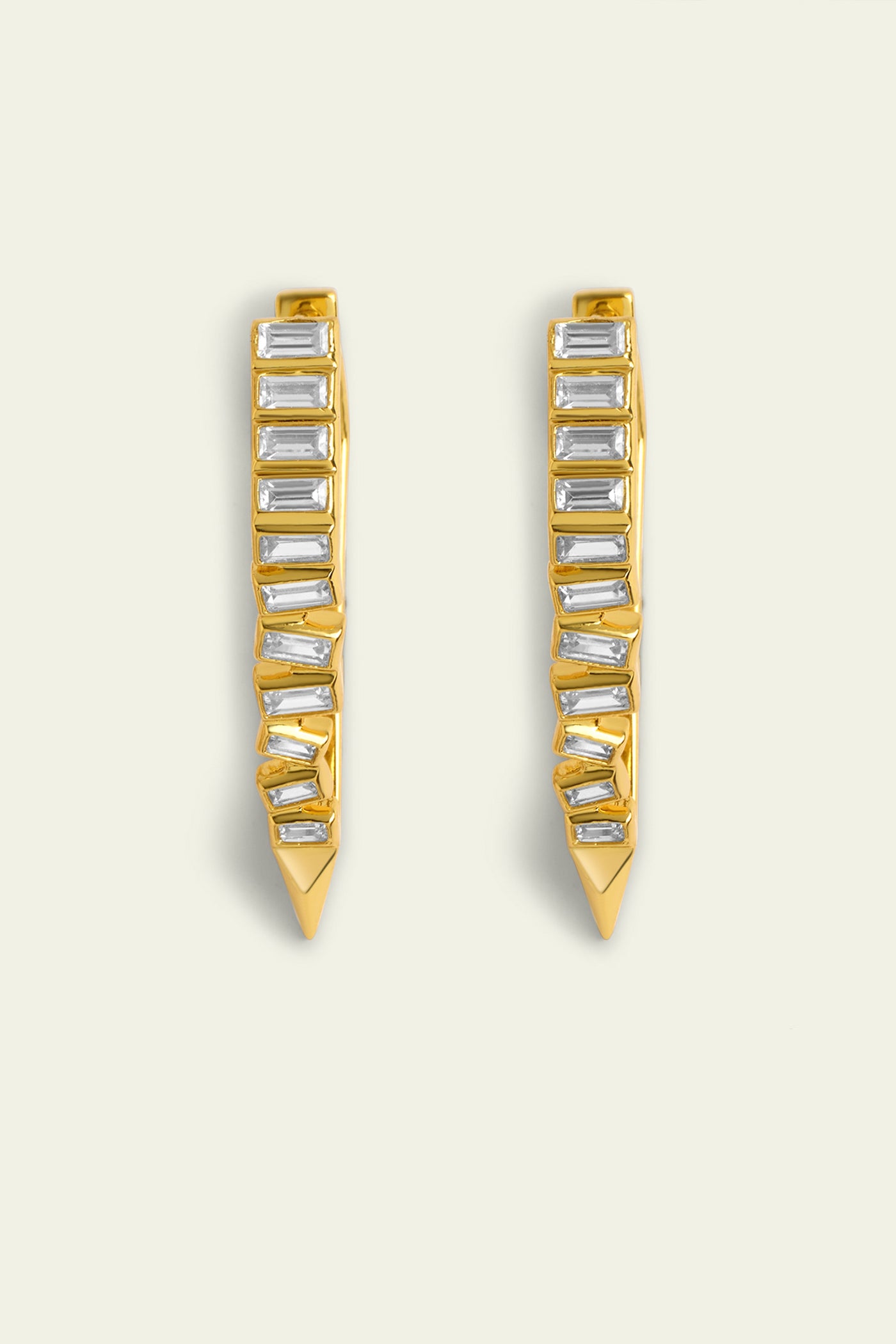 Isharaya Gold Spiked Hoops indian designer wear online shopping melange singapore