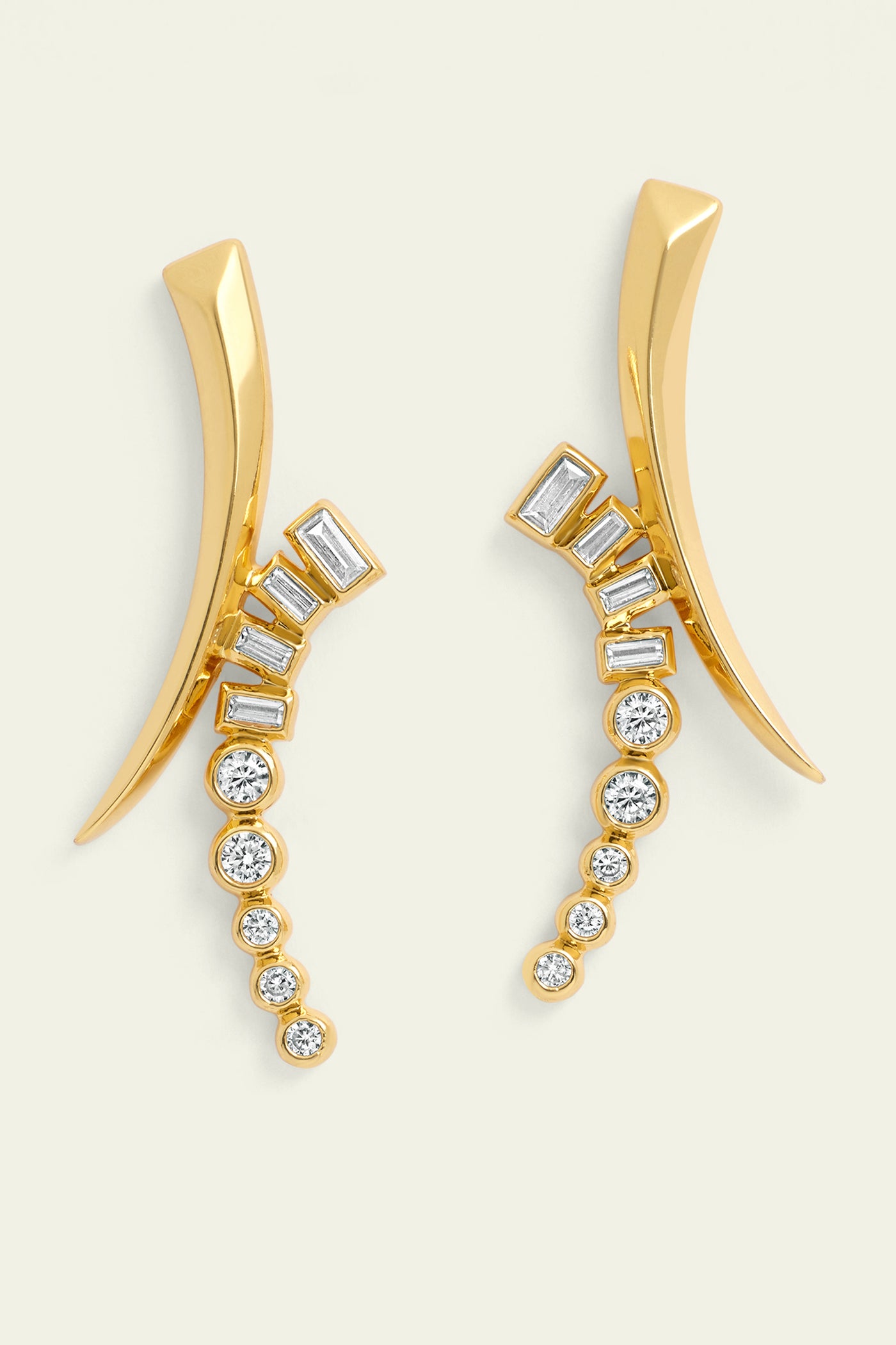 Isharaya Gold Spiked Studs indian designer wear online shopping melange singapore